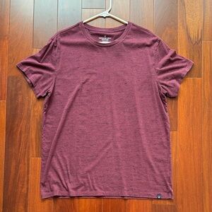 American Eagle Outfitters Burgundy Short Sleeve Tee